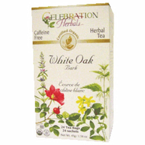 Celebration Herbals, Organic White Oak Bark Tea, 24 Bags Celebration Herbals