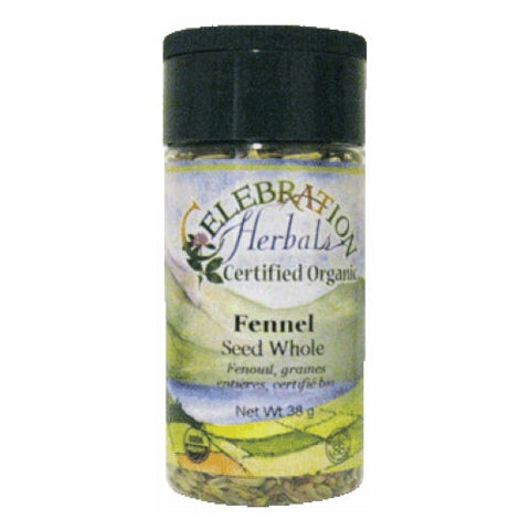 Celebration Herbals, Whole Organic Fennel Seed, 45 gm Celebration Herbals