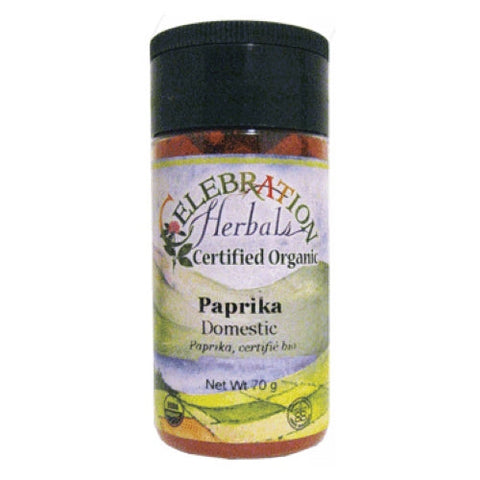 Celebration Herbals, Organic Paprika Domestic, 58 grams Celebration Herbals