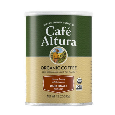 Cafe Altura, Organic Ground Coffee Dark Roast, 12 Oz Cafe Altura