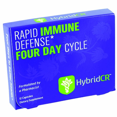 Hybrid Remedies, HybridCR Rapid Immune Defense, 12 Caps Hybrid Remedies