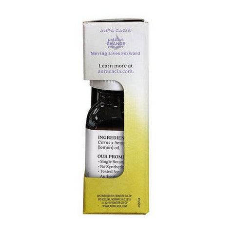 Aura Cacia, Lemon Essential Oil Boxed, 0.5 Oz Aura Cacia