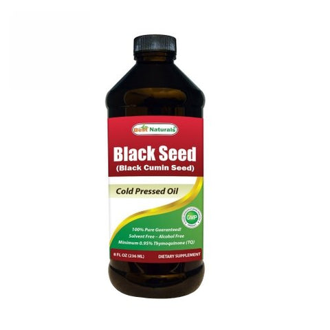 Best Naturals, Black Seed Oil, 8 Oz Best Naturals