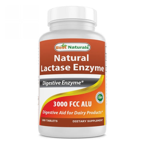 Best Naturals, Lactase Enzyme, 180 Tabs Best Naturals