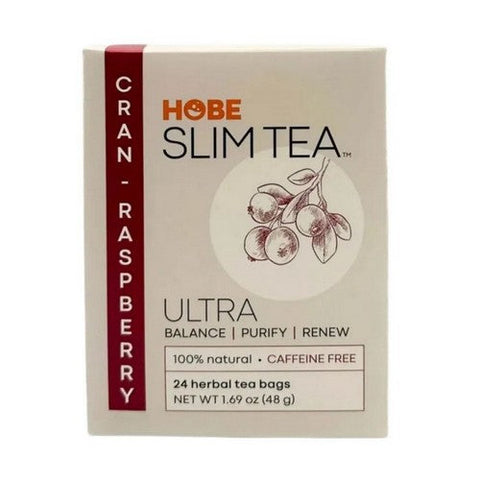 Hobe Labs, Ultra Slim Tea Cran-Raspberry, Cran-Raspberry 24 Bags Hobe Labs
