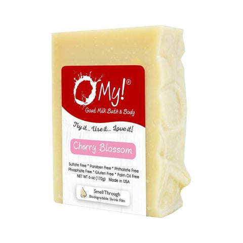 O MY!, Goat Milk Soap Bar, Cherry Blossom 6 Oz O MY!