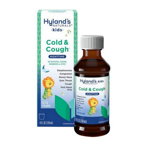 Hylands, Naturals Kids Cold & Cough Liquid Nighttime, 4 Oz Hylands
