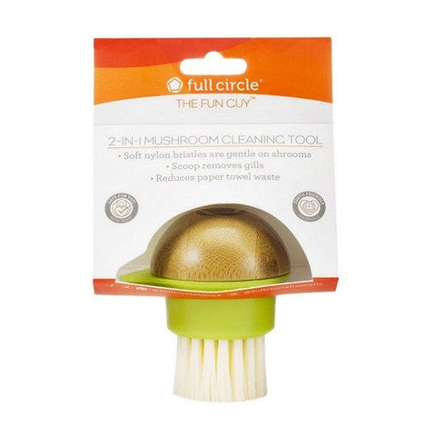 Full Circle Home, The Fun Guy 2 in 1 Mushroom Cleaning Tool, 1 Count Full Circle Home