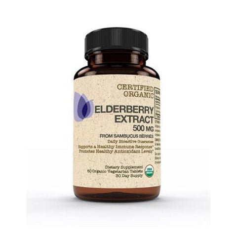 Futurebiotics, Organic Elderberry Extract, 500 mg, 60 Veg Tabs Futurebiotics