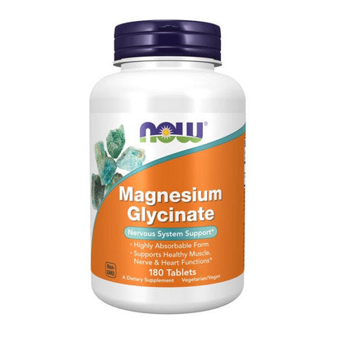 Now Foods, Magnesium Glycinate, 180 Tabs Now Foods