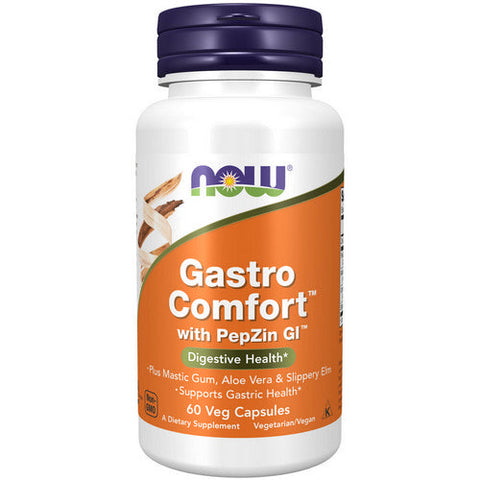 Now Foods, Gastro Comfort with PepZin GI, 60 Veg Caps Now Foods