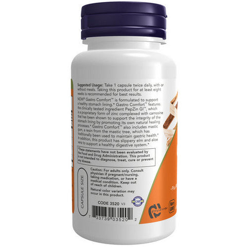 Now Foods, Gastro Comfort with PepZin GI, 60 Veg Caps Now Foods