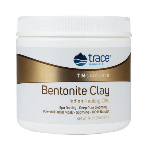 Trace Minerals, Bentonite Clay, 16 Oz Trace Minerals