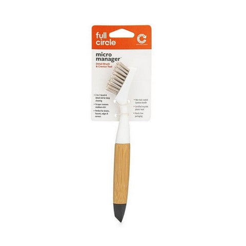 Full Circle Home, Micro Manager Detail Brush White, 1 Count Full Circle Home