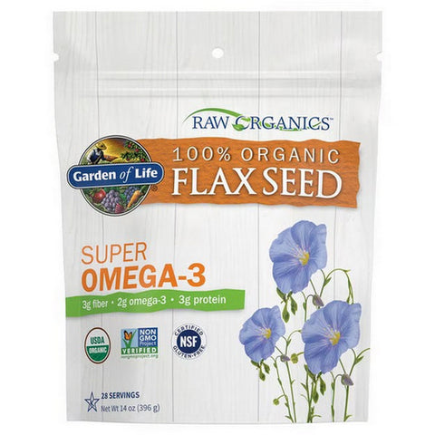 Garden of Life, Raw Organics Golden Milled Flaxseed, 396 Grams Garden of Life