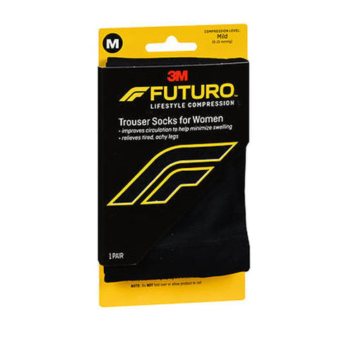 3M, Futuro Lifestyle Compression Trouser Socks for Women, 1 Each Futuro