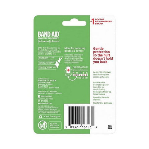 Band-Aid, Hurt-Free Paper Tape 1 Inch X 10 Yard, 1Each Band-Aid