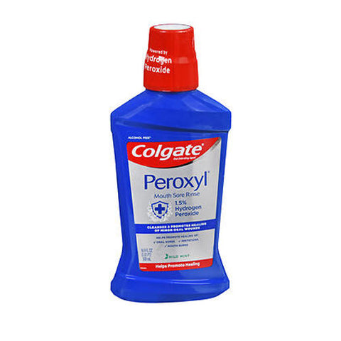 Colgate, Peroxyl Mouth Sore Rinse Mild Mint, 16 Oz Colgate