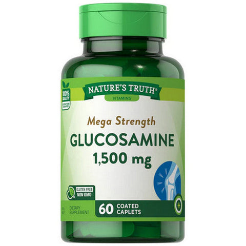Nature's Truth, Nature' s Truth Joint Support Mega Strength Glucosamine Coated Caplets, 1500 Mg, 60 Tabs Nature's Truth