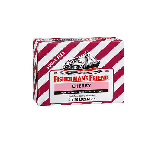 Fisherman's Friend, Menthol Cough Suppressant Lozenges Sugar Free Cherry, 40 Each Fisherman's Friend