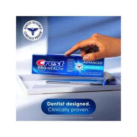Crest, Pro Health Advanced Fluoride Toothpaste For Anticavity Deep Clean Mint, 3.5 Oz Crest