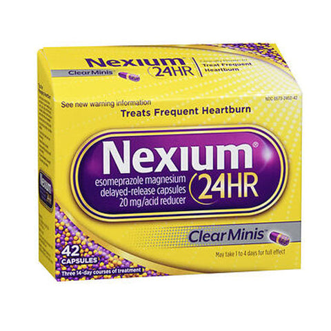 Nexium 24HR, Capsules Clear Minis, 42 Caps Nexium 24HR