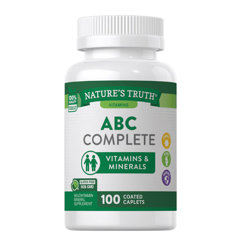 Nature's Truth, Abc Complete Vitamins And Minerals, 100 Caps Nature's Truth