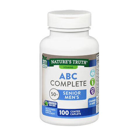 Nature's Truth, ABC Complete Senior Men's 50+ Coated, 100 Tabs Nature's Truth