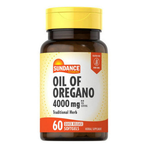Sundance, Oil Of Oregano Quick Release Softgels, 4000 Mg, 60 Softgels Sundance