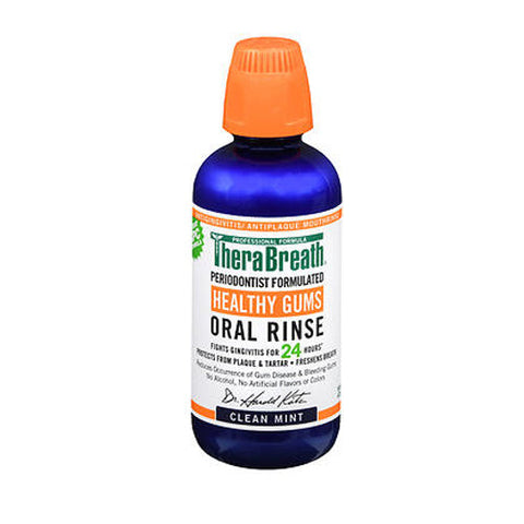 Therabreath, Healthy Gums Oral Rinse Clean Mint, 16 Oz Therabreath