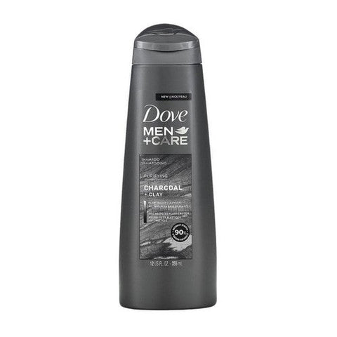 Dove, Men Plus Care Shampoo Purifying Charcoal + Clay, 12 Oz Dove