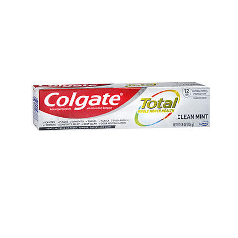 Colgate, Total Toothpaste Clean Mint Paste Formula, 4.8 Oz Colgate