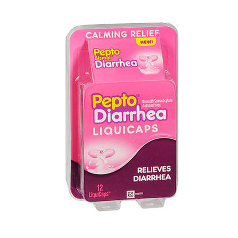 Pepto-Bismol, Antidiarrheal LiquiCaps, 12 Caps Pepto-Bismol