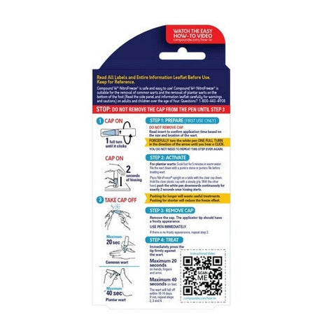 Compound W, Nitrofreeze Wart Removal System, 1 Each Compound W