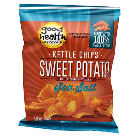 Good Health Natural Foods, Kettle Chips Sea Salt Sweet Potato, 1 Oz Good Health Natural Foods
