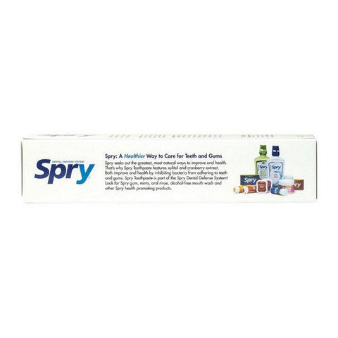 Spry, Spry Kids Gel Toothpaste Fluoride Free Bubblegum, 5 Oz Spry