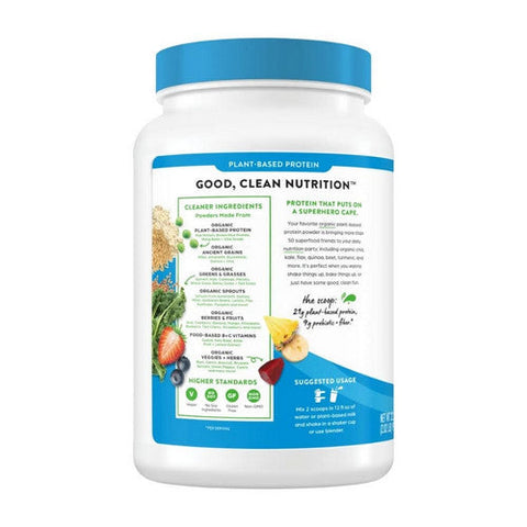 Orgain, Organic Vegan Protein Powder Plus 50 Superfoods Plant Based Creamy Chocolate Fudge, 2.02 Lbs Orgain