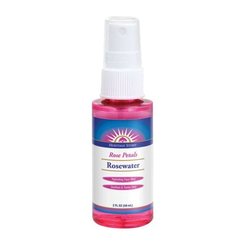 Heritage Store, Rosewater w/Atomizer, 2 Oz Heritage Store