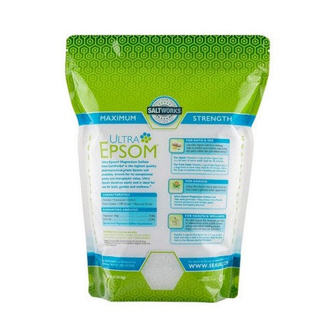 SaltWorks, Premium Epsom Salt Medium, 5 Lb SaltWorks