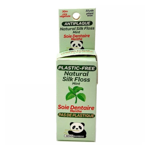 Senzacare, Natural Silk Dental Floss  Mint, 0, 1 Count