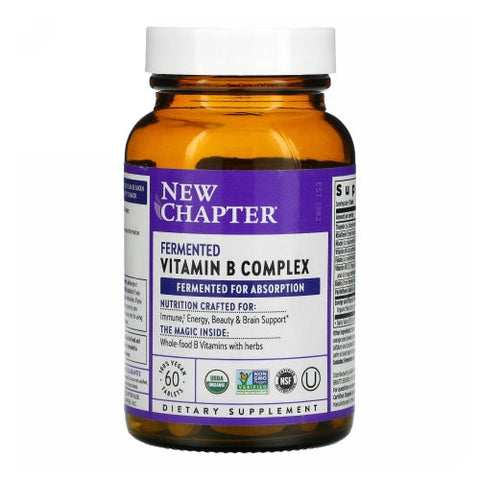 New Chapter, Fermented Vitamin B Complex, 1000 Mcg, 60 Count New Chapter