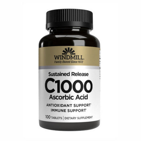 Windmill Health, Vitamin C Sustained Release, 1000 Mg, 100 Tabs Windmill Health
