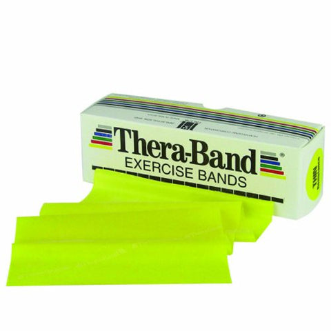 Thera-Band, Exercise Resistance Band Thera-Band  Yellow 5 Inch X 6 Yard X-Light Resistance, 1 Each Thera-Band