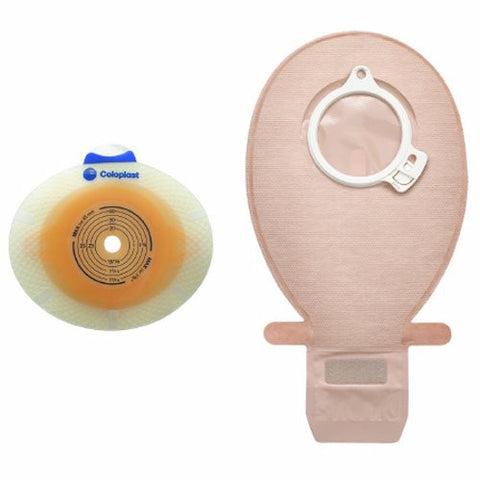 Coloplast, Ostomy Barrier SenSura  Click Pre-Cut, Standard Wear Double Layer Adhesive Green Code 3/4 Inch Stoma, Box Of 5 Coloplast