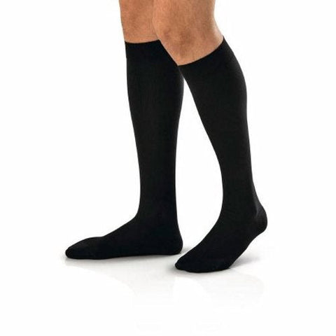 Jobst, Mens Light Weight Dress Socks Compression Black Large, 1 Pair Jobst