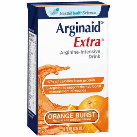 Nestle Healthcare Nutrition, Arginine Supplement Orange Burst Flv 8 oz, 8 Oz Nestle Healthcare Nutrition