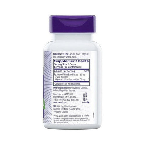 Natrol, Pycnogenol, 50 MG, 60 Caps Natrol