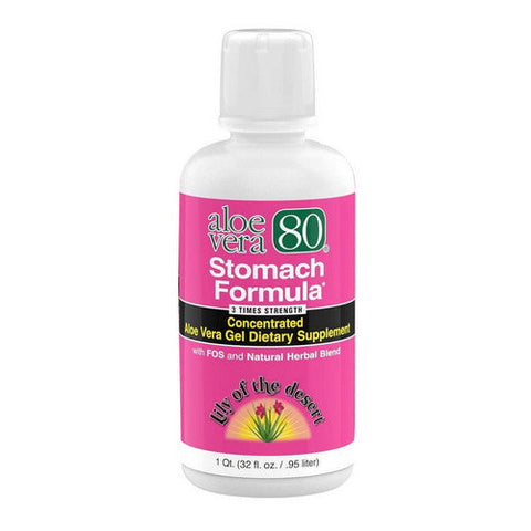 Lily Of The Desert, Aloe Vera 80 Stomach Formula, 32 Oz Lily Of The Desert