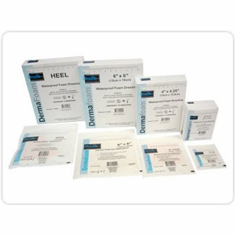 DermaRite, Foam Dressing 6 X 7 Inch Elbow / Heel, Box Of 5 DermaRite