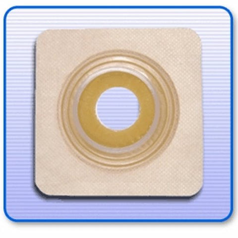 Genairex, Ostomy Barrier Securi-T Pre-Cut, Standard Wear Flexible Tape 1-3/4 Inch Flange Two Piece System 1 In, Box Of 10 Genairex